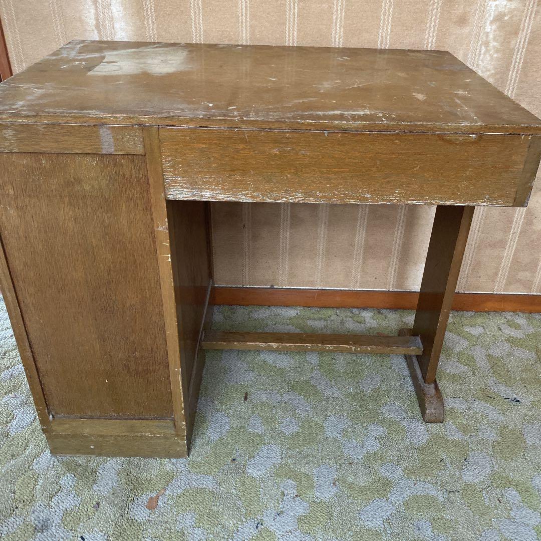 アンティーク　レトロ 片袖机