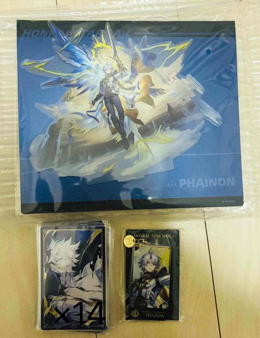 崩壊スターレイル　特典カード　ファイノン　アクリルスタンド　14枚セット