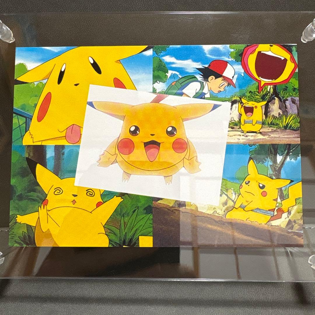 ポケモン てれびくん 赤 ポストカード 変顔 ピカチュウ