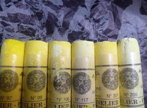 希少！ジャンボサイズ/長さ10cm セヌリエ ソフトパステル38色/総額35万円