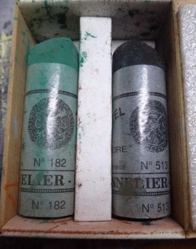 希少！ジャンボサイズ/長さ10cm セヌリエ ソフトパステル38色/総額35万円