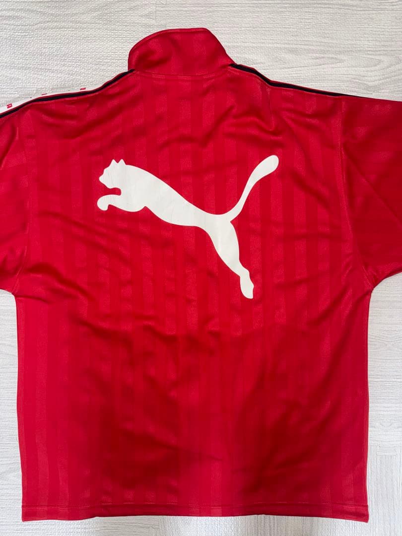 【新品未使用】PUMA プーマ M ジャージ上下セット 赤 タグ付き 送料無料