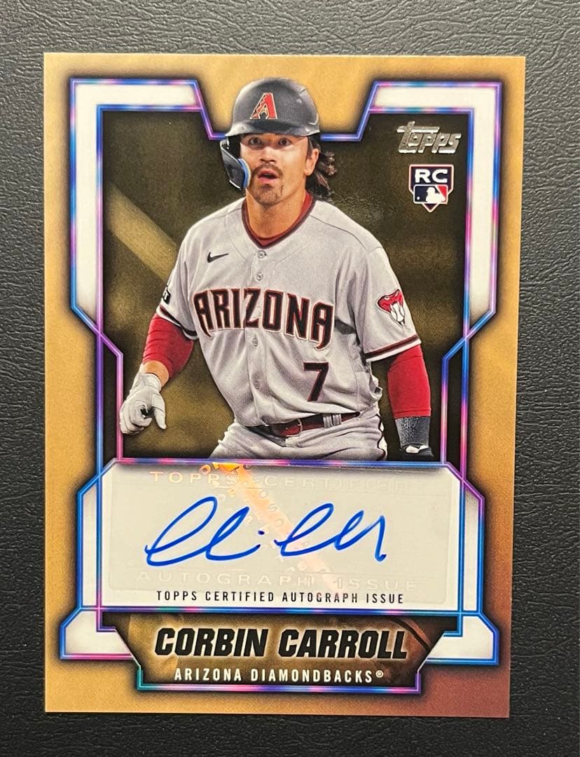 topps コービン　キャロル 直筆サイン入りトレカ コービン・キャロル MLB
