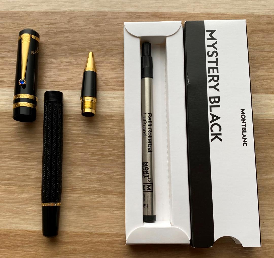 超美品 希少 モンブラン 限定品 作家シリーズ　ドストエフスキー ローラーボール