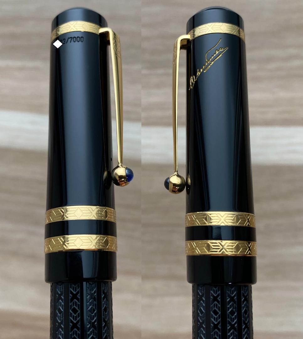 超美品 希少 モンブラン 限定品 作家シリーズ　ドストエフスキー ローラーボール