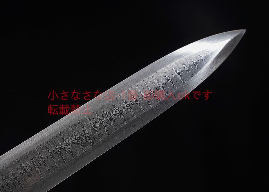 人形具漢剣（大馬紋金）黒檀銅装 古兵器 武具 刀装具 日本刀 模造刀 居合刀