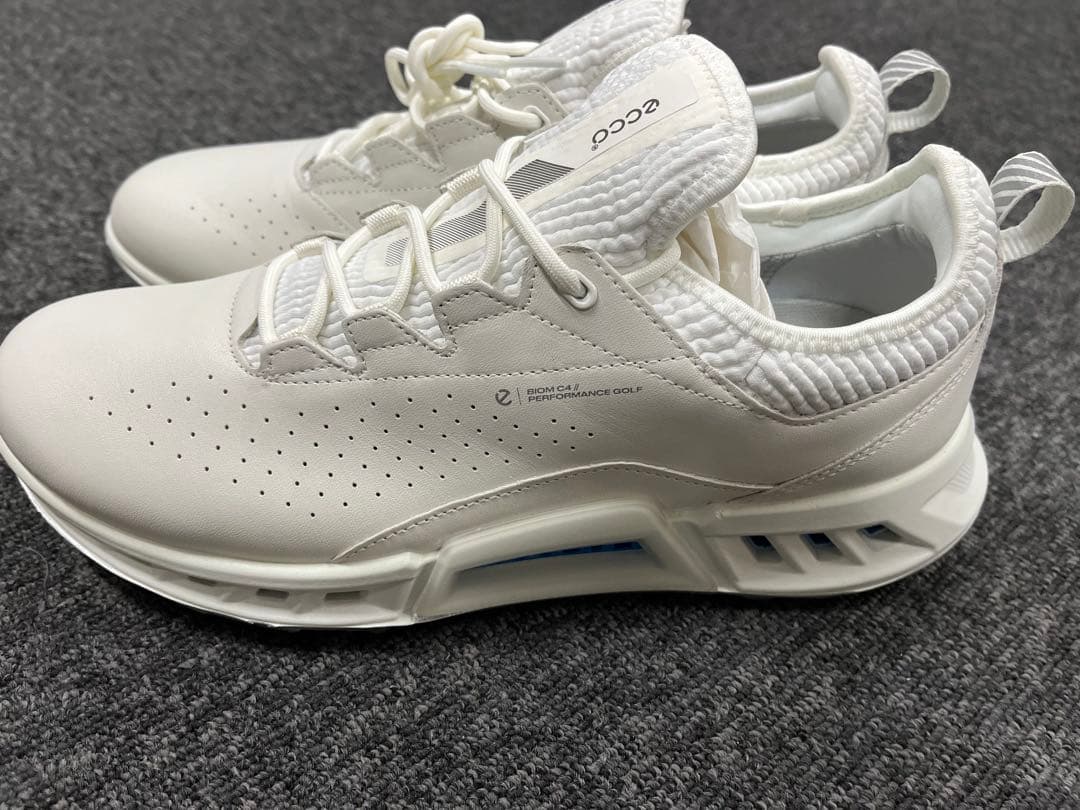 【新品・未使用】ecco BIOM C4 ゴルフシューズ ホワイト