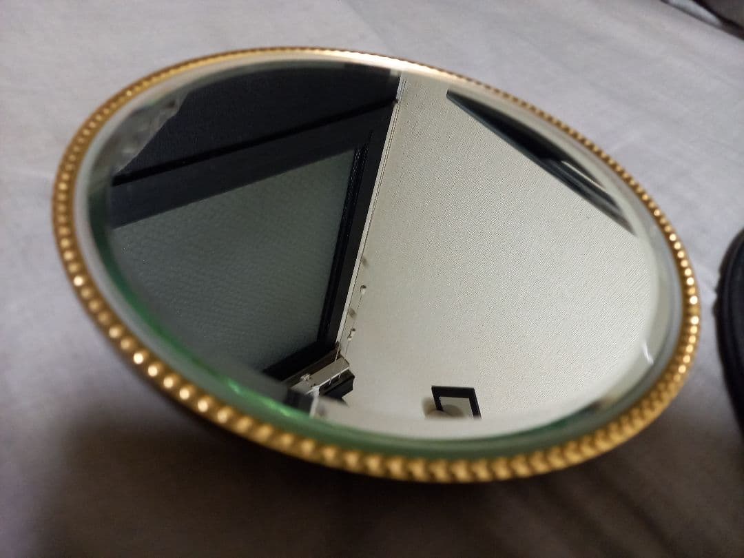 1960's　サンバースト　POLA 　ポーラ　メタル　ミラー　ノベルティ