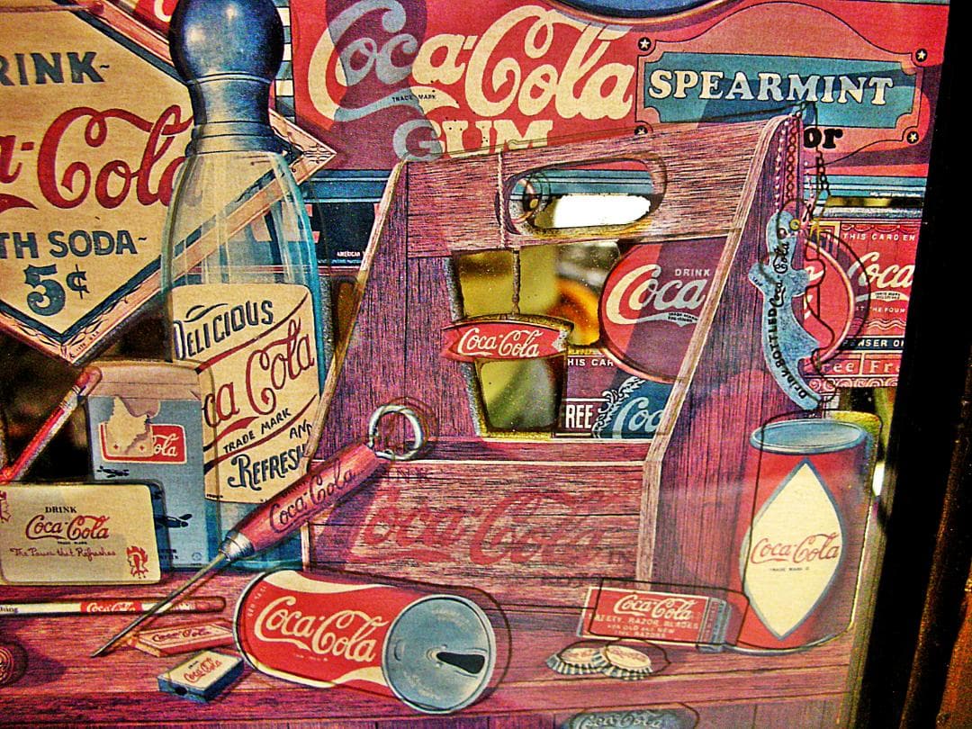 超希少ヴィンテージ パブミラー 額装タオル掛け付◆直輸入品ガラス製レアインテリア