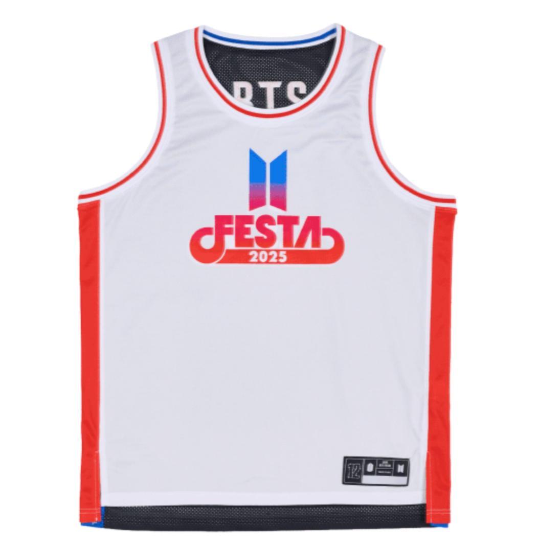 即日発送　BTS FESTA 2025 リバーシブルバスケットボールユニフォーム