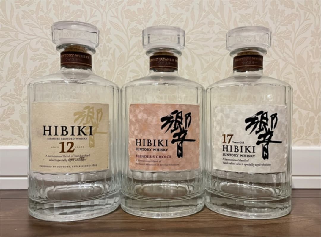 【最終売り切り】響12年響17年響ブレンダーチョイス　空瓶3本セット