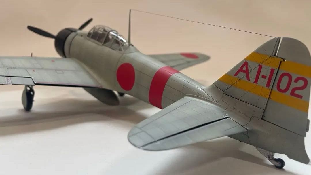 タミヤ1/32 三菱海軍零式艦上戦闘機21型完成品