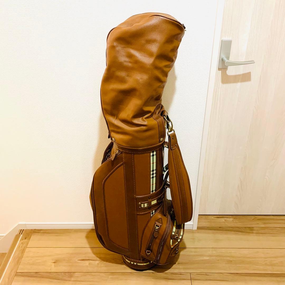 BURBERRY バーバリー キャディバッグ ヴィンテージ ノバチェック レザー