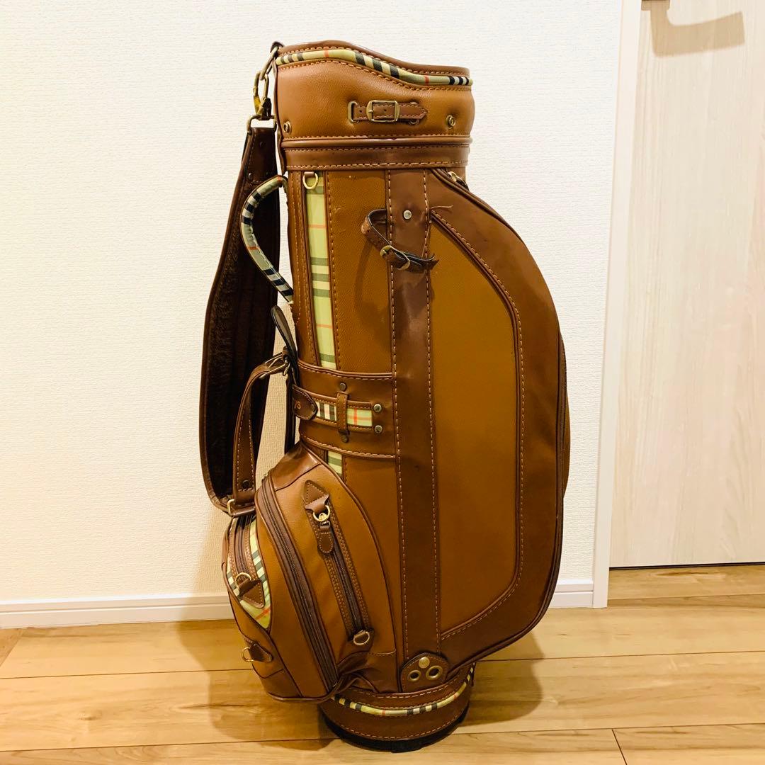 BURBERRY バーバリー キャディバッグ ヴィンテージ ノバチェック レザー