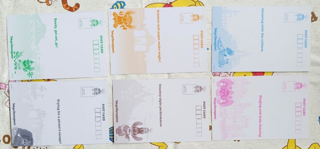 ディズニーポストカード　スティッチ 東京ディズニーランド　シー　リゾート他