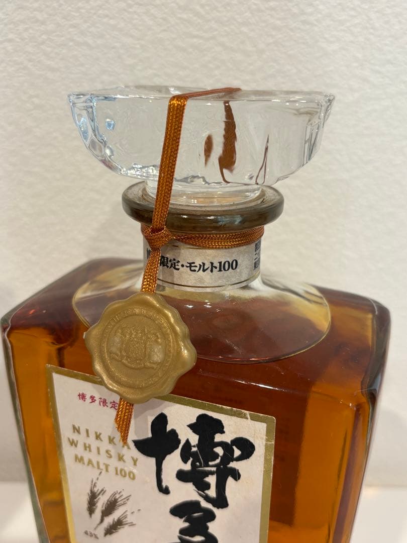 【未開栓】ニッカウイスキー　博多