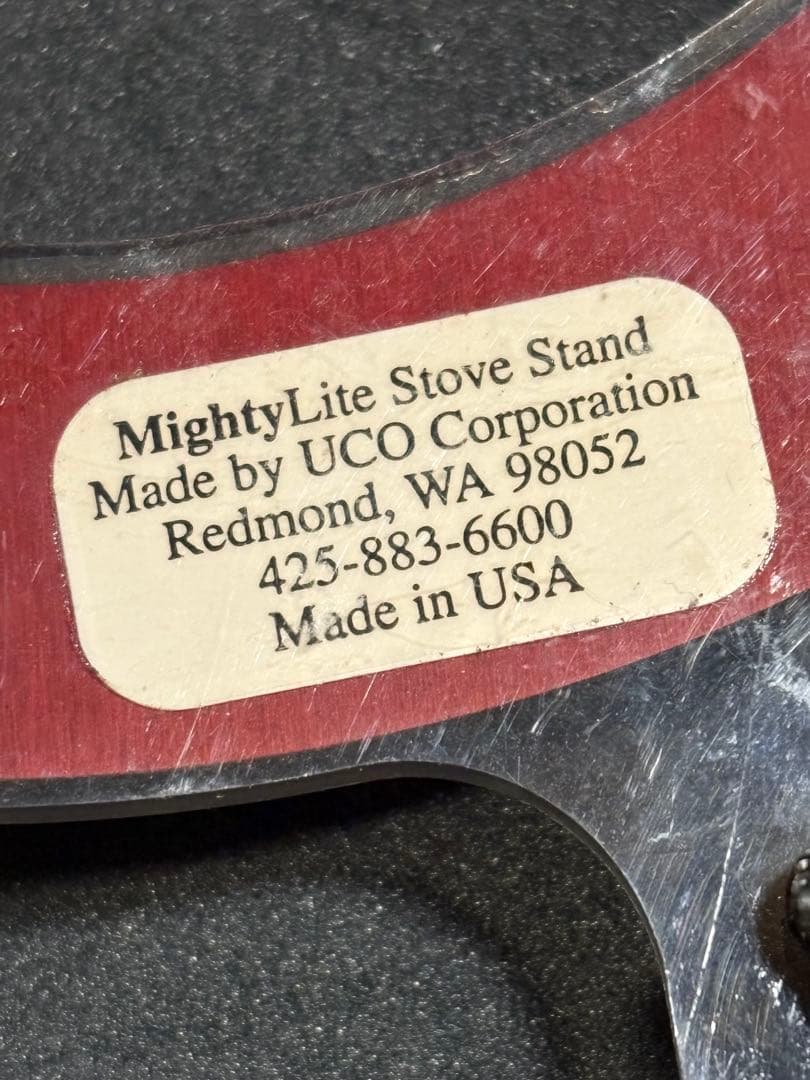 UCO Mightylite stove stand dragonfly専用