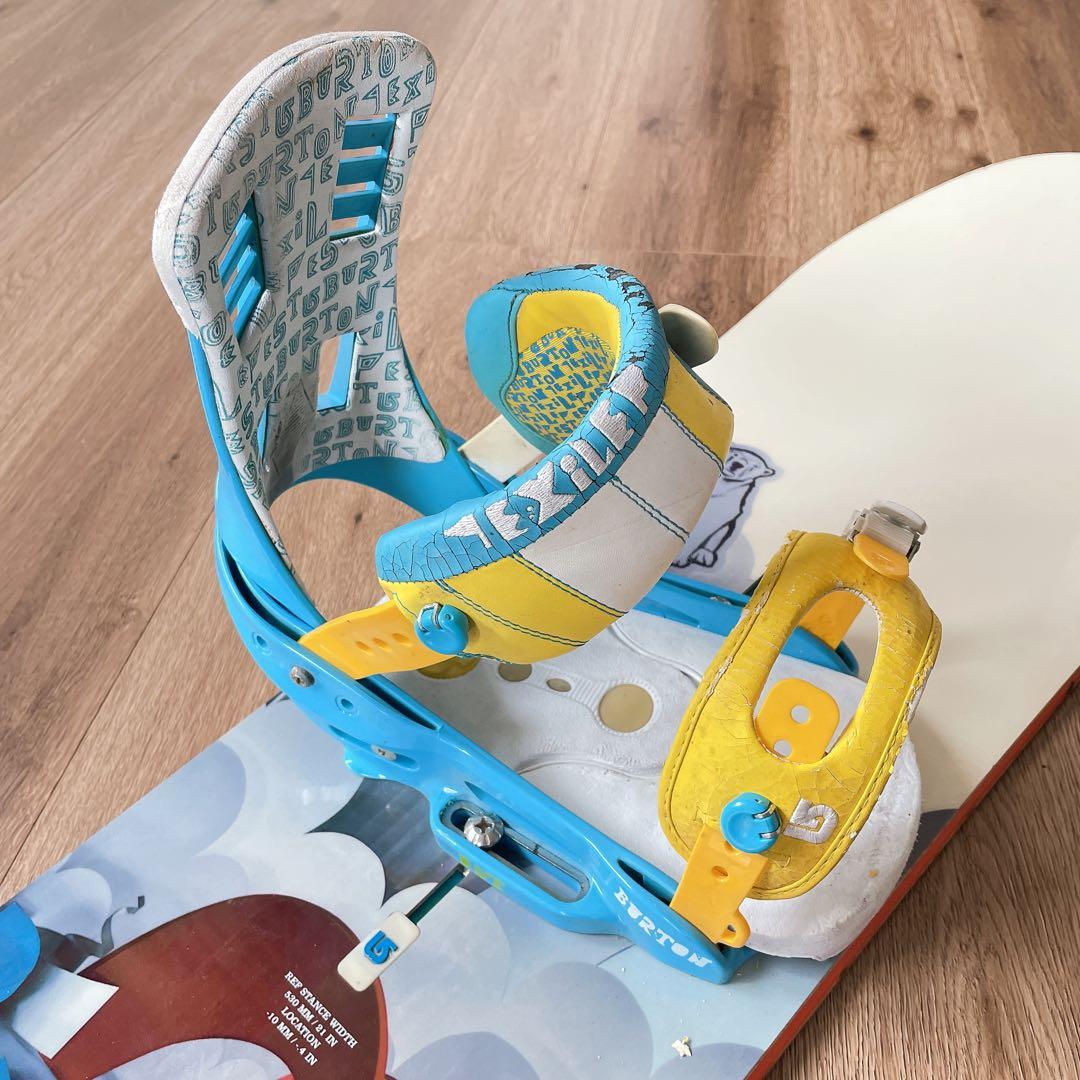 Burton バートン　156cm ビンディグ　　白熊