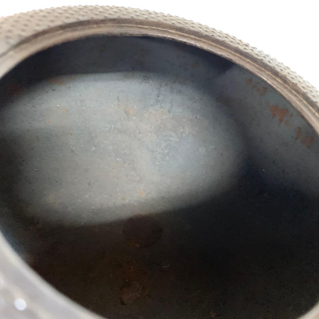 未使用品　南部藩御用鋳物師　１６代鈴木盛久(成郎)作 鉄瓶