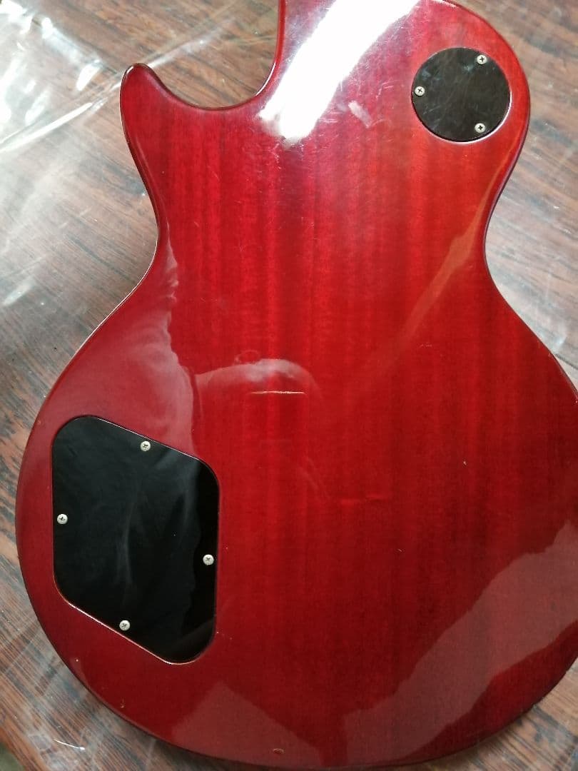 レスポール虎目良ギブソンギグケース付