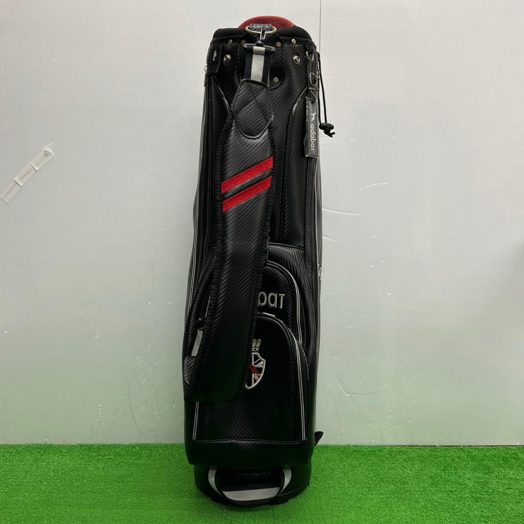 アダバット Adabat キャディバッグ　8インチ ブラック メンズ　ゴルフ