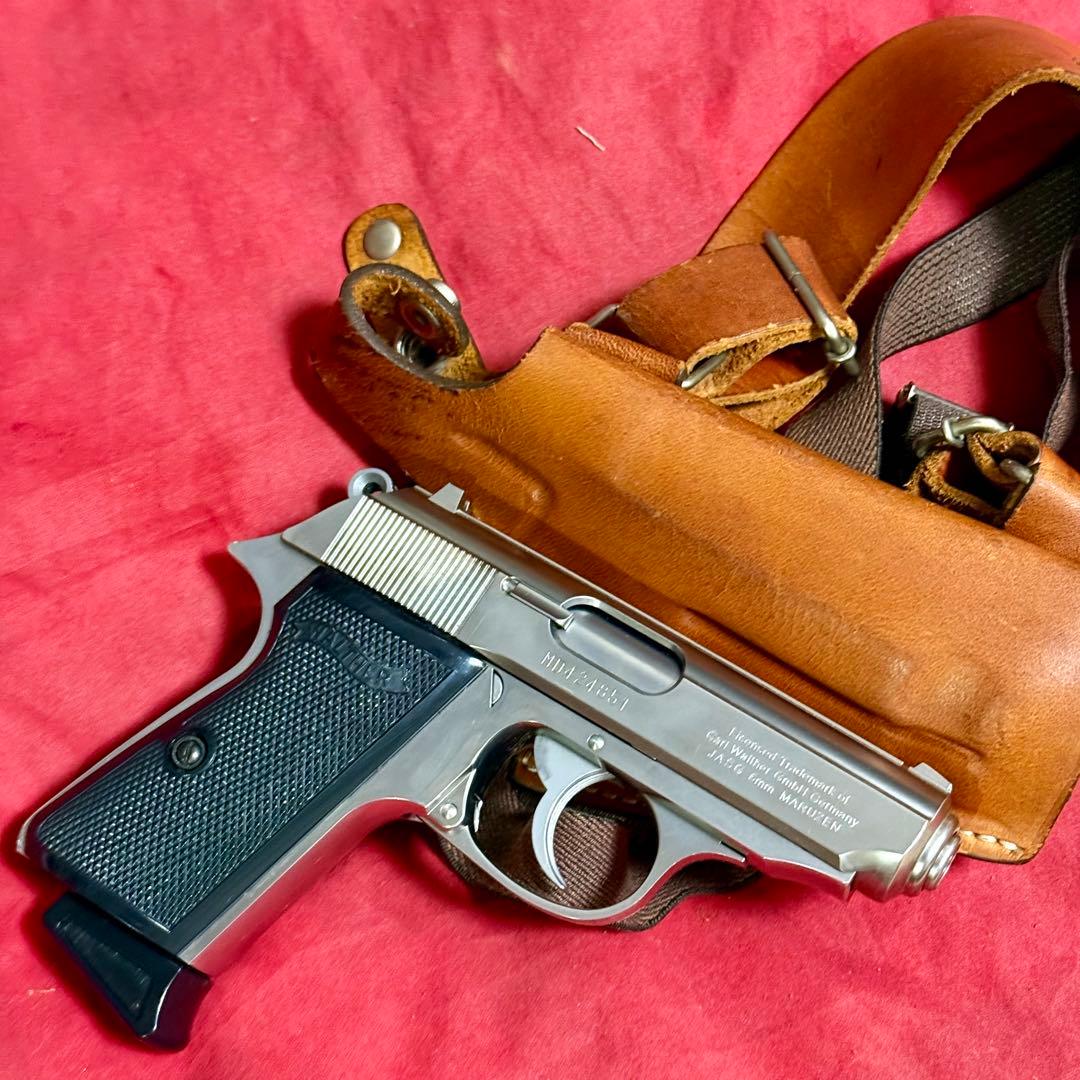 マルシン 革製 ショルダー ホルスター 中型オートマチック ベレッタM84用