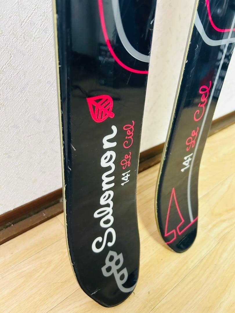 【専用】サロモン Le Ciel 141cm スキー板 ビンディング ストック