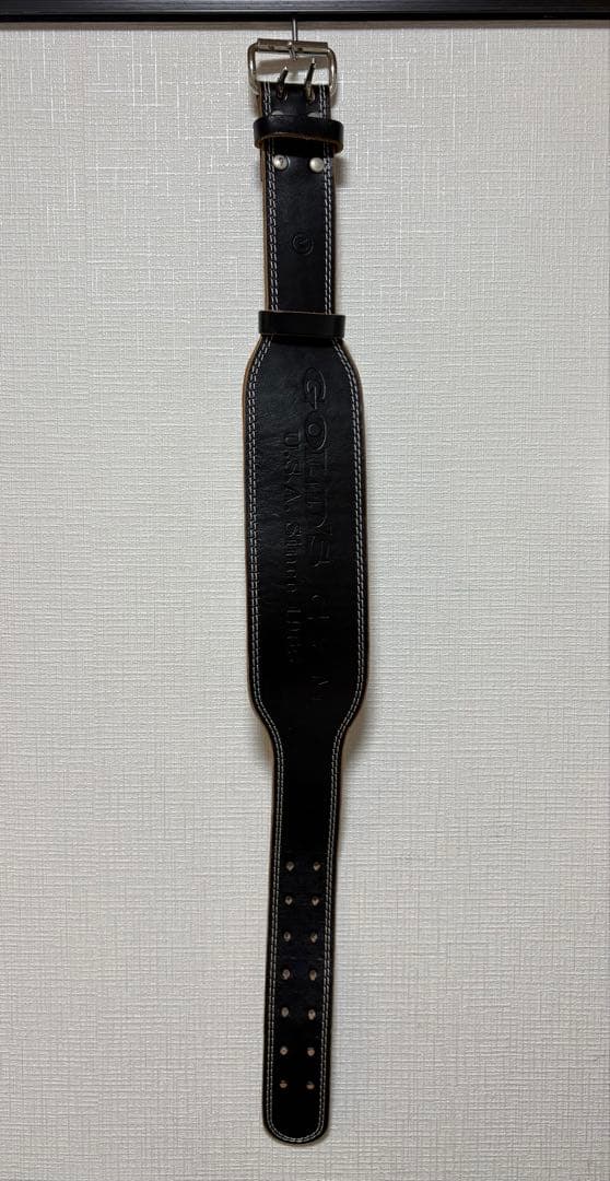 ゴールドジム トレーニングパワーベルト　Mサイズ