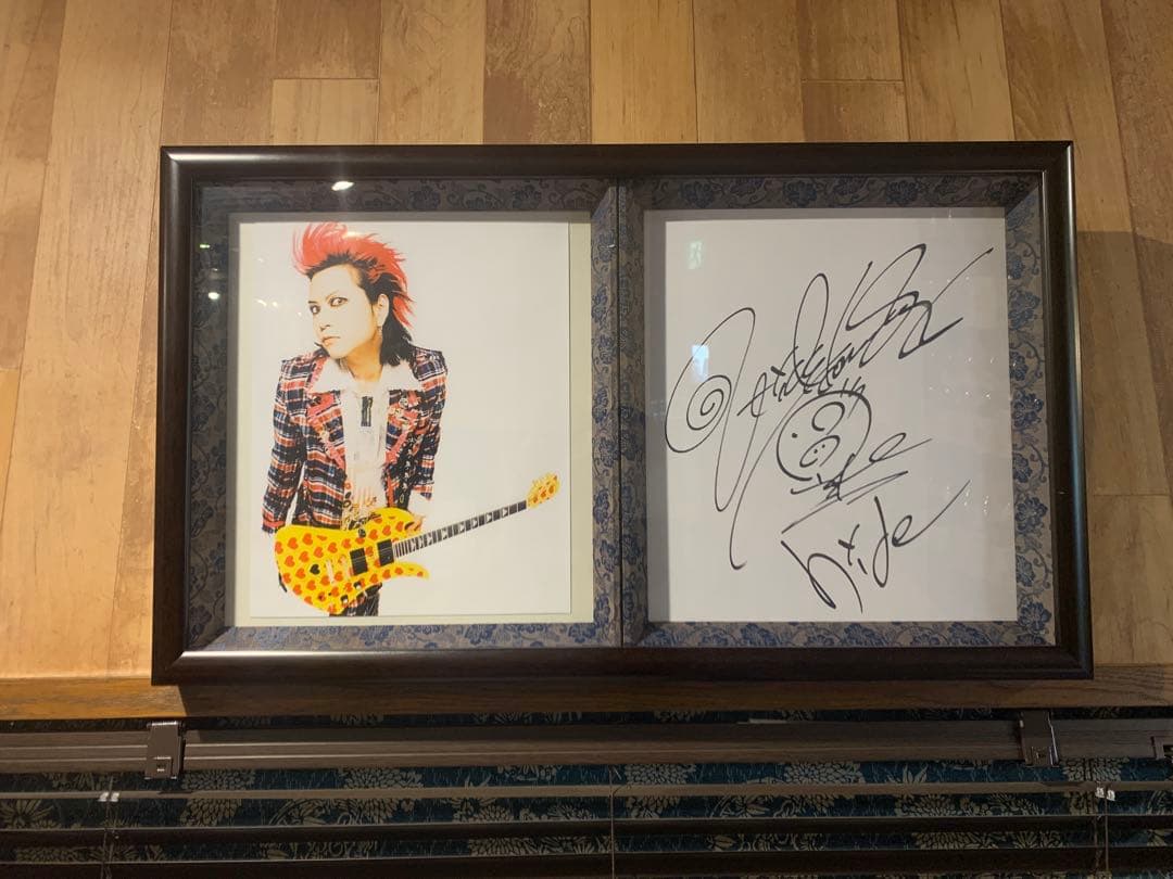 X JAPAN hide 直筆サイン色紙