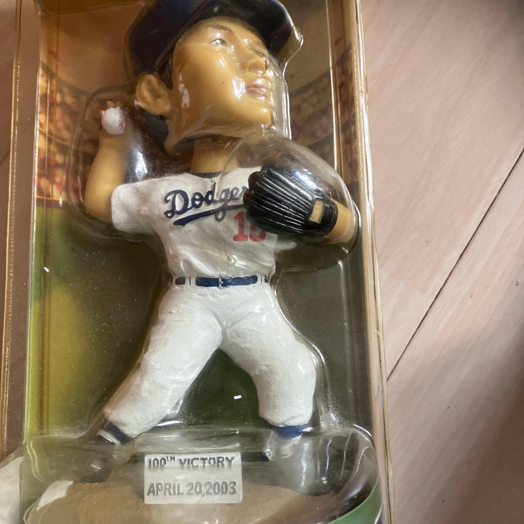 野茂英夫　松井秀喜　佐々木主浩　ボブルヘッド　メジャー　ドジャース　ヤンキース