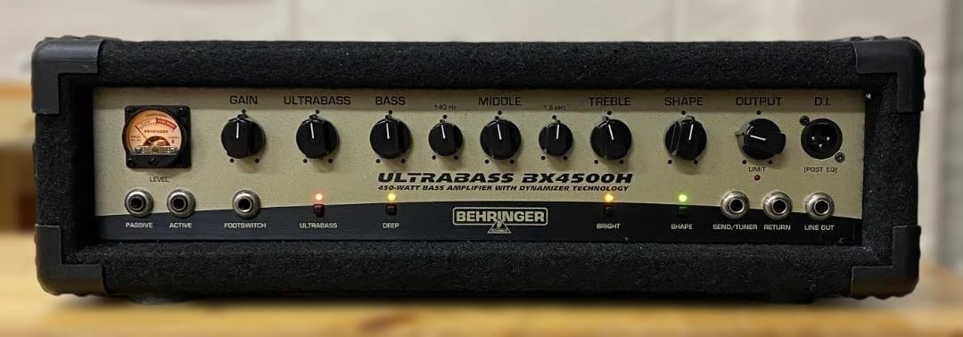 【最終値下げ：美品】Behringer BX4500H ベースアンプ 動作良好②