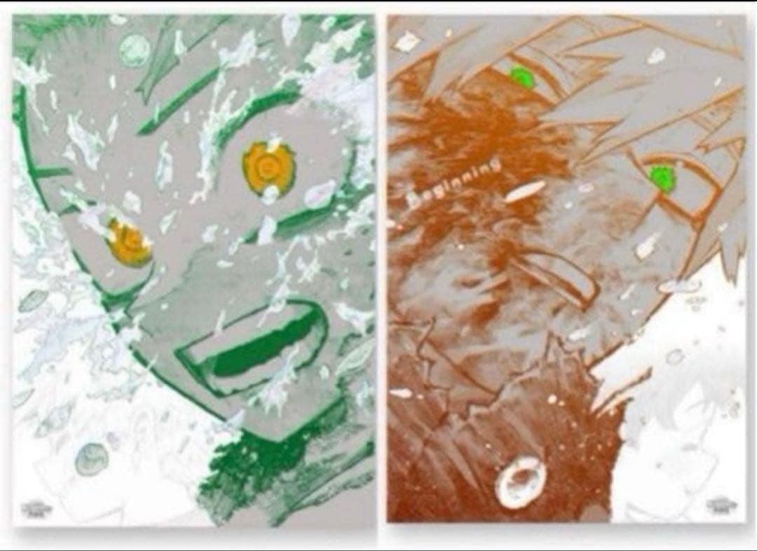 僕のヒーローアカデミア　原画展　アートポスター2枚セット　④