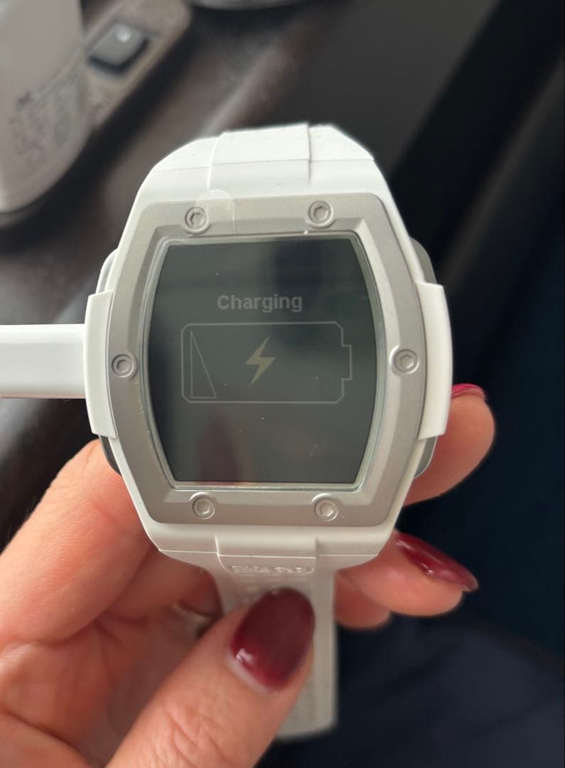 新品‼️shot navi crest II 白　距離計　腕時計