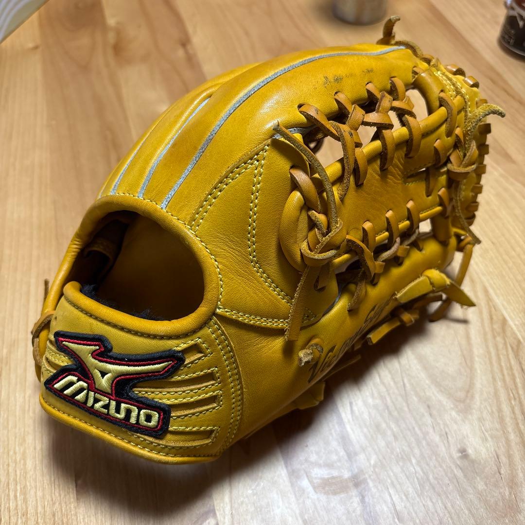 Mizuno Victory Stage 軟式グローブ イエロー
