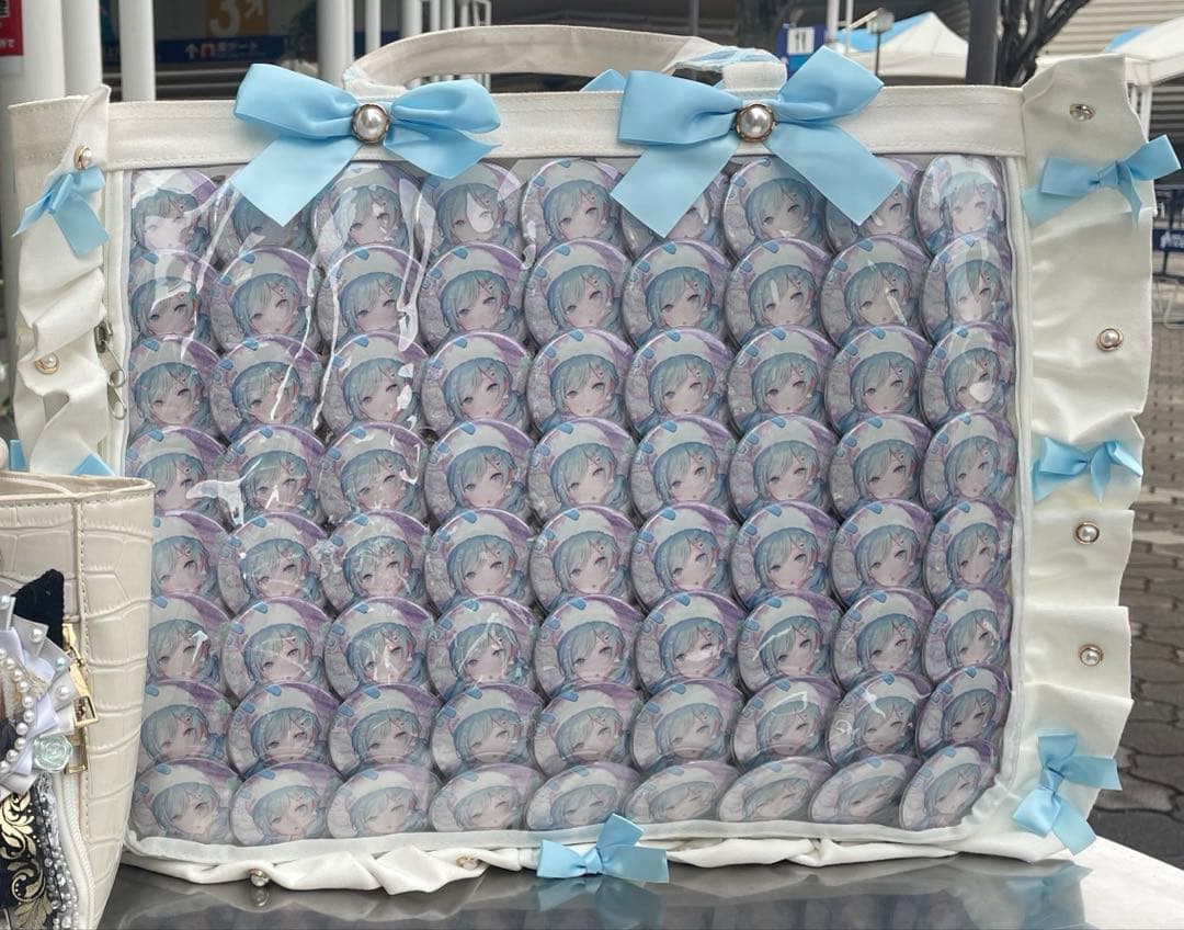 プロセカ　グリッター缶バッジ　日野森雫 46B グリ缶 プロジェクトセカイ