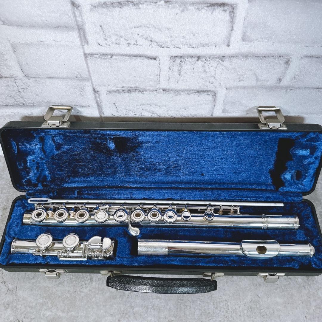 希少 アームストロング Armstrong 303 フルート頭部管銀製 調整済み