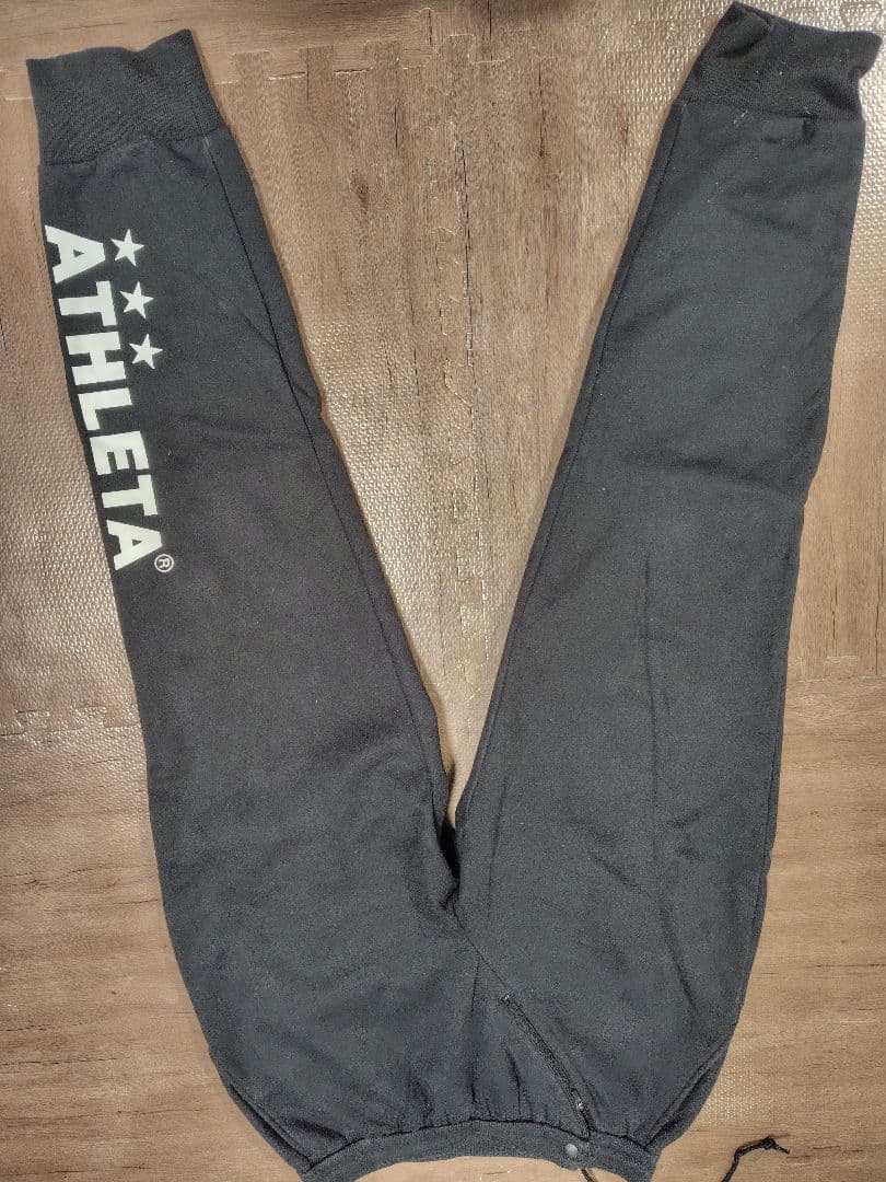 ATHLETA フルジップスウェットパーカー＆パンツ　 ブラック