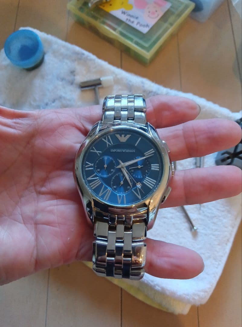 EMPORIO ARMANI AR-1787【極上美品時計】 【クロノグラフ】
