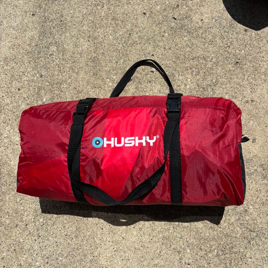 HUSKY FIGHTER 3-4 テント 3-4人用 レッド