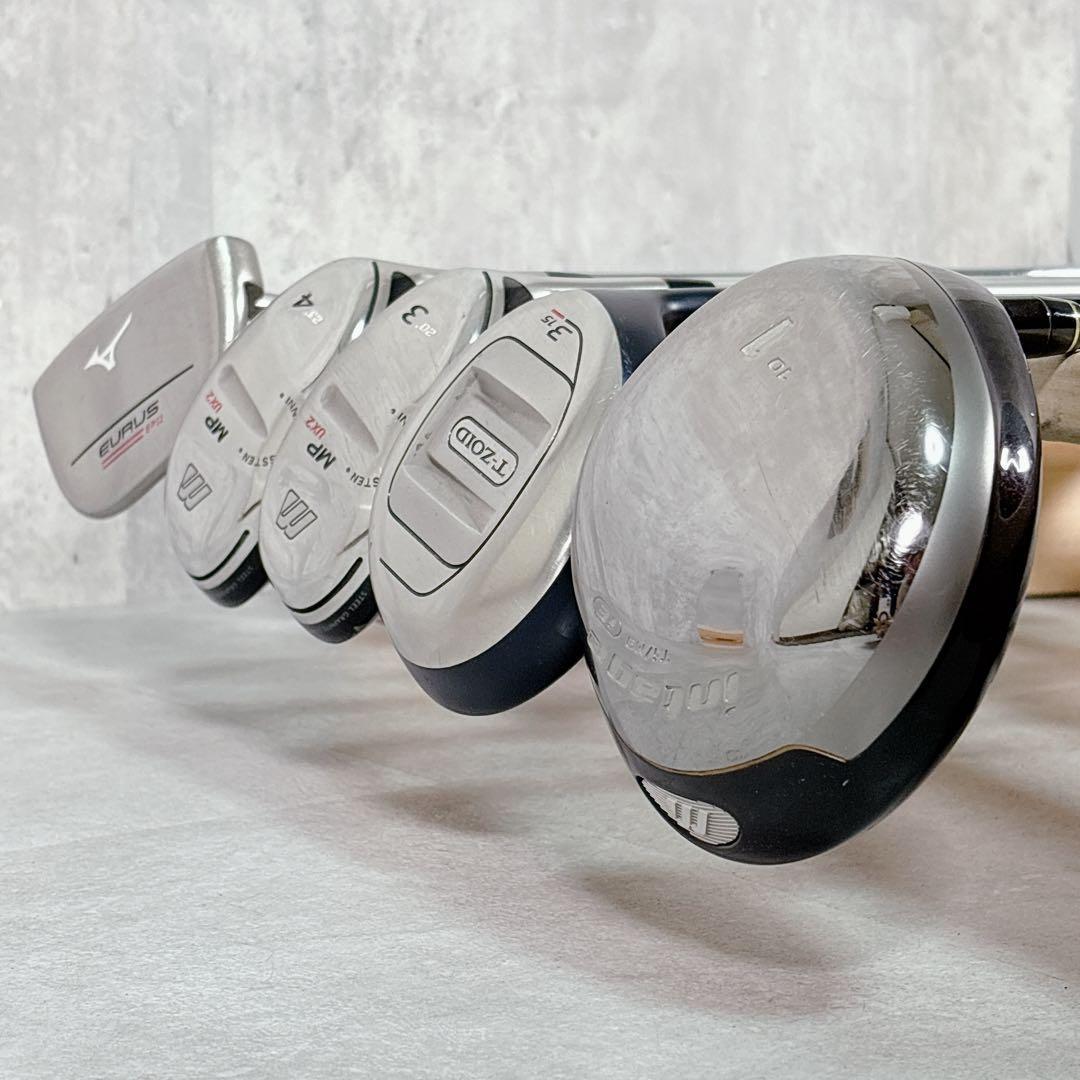 T107 ミズノ ゴルフクラブ メンズ フルセット 16点 ユーティリティ 2本