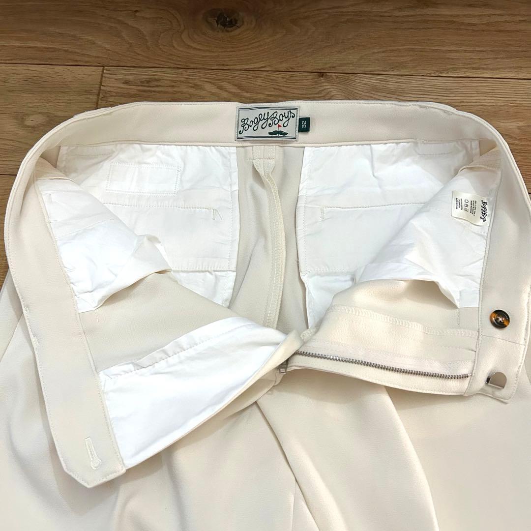【美品】Boggy Boys パンツ オフホワイト サイズ32 ゴルフ