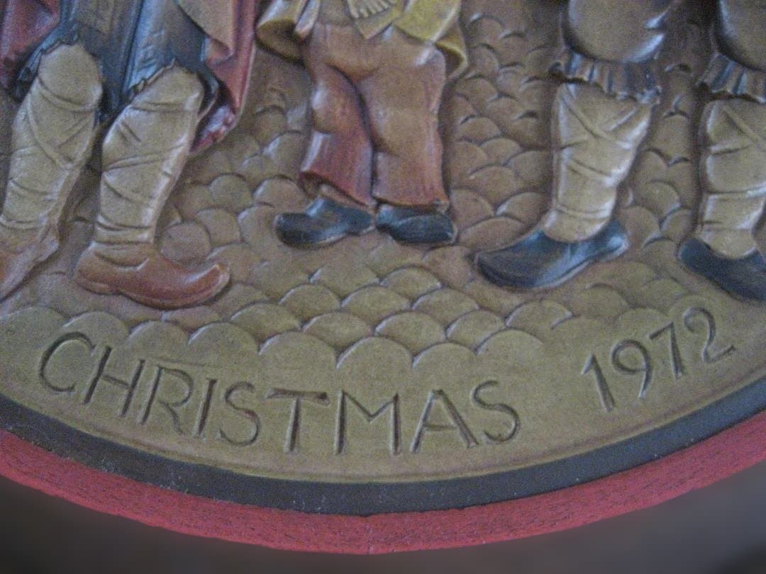 イマダケ! ANRI アンリ 1972 製 クリスマス飾り壁掛けシリアル5044