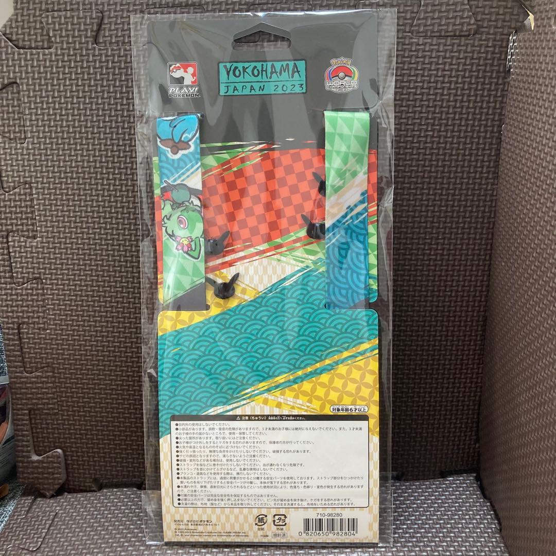ピンズ＆ネックストラップ　wcs 2023 ワールドストア限定品　ピカチュウ