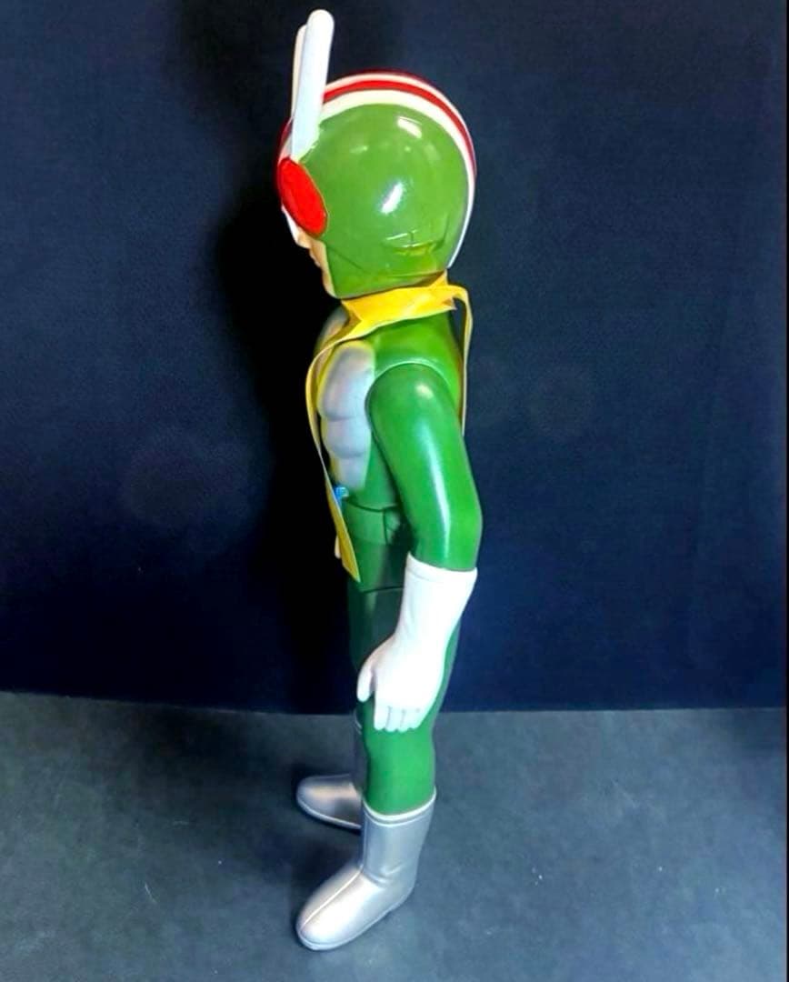 ■ パチ ライダーマン ソフビ 大サイズ 緑