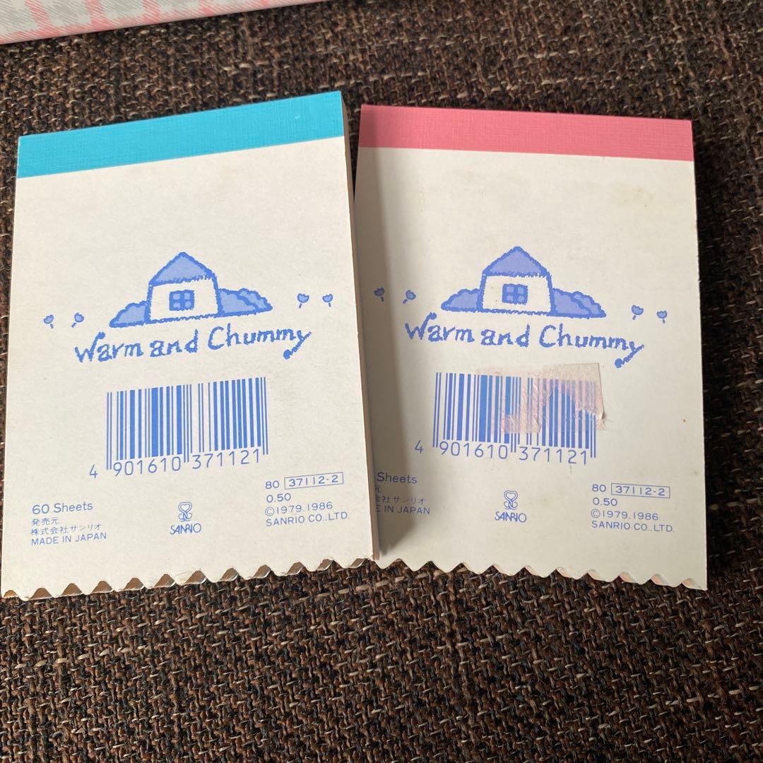 サンリオレトロ チアリーチャム カセットテープ入れ 缶ケース メモ帳2冊 セット