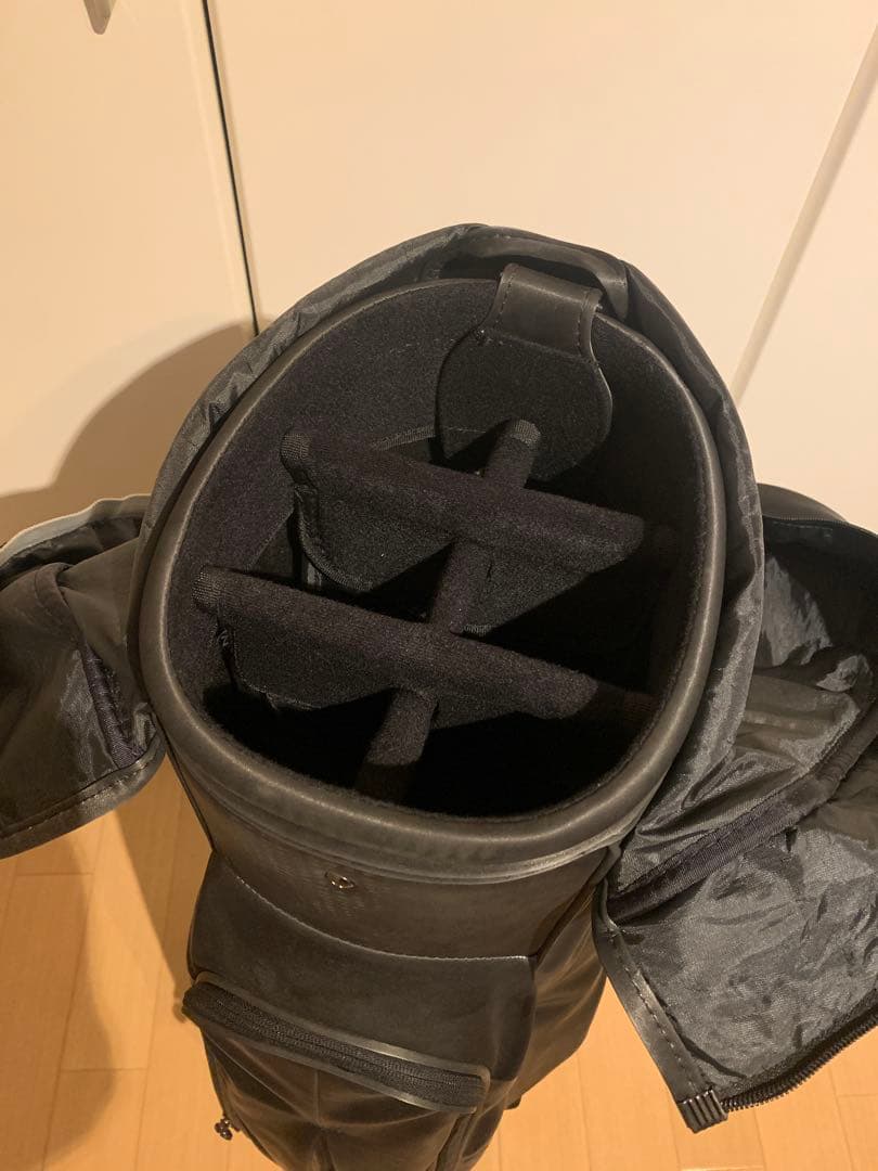 クリスタルコレクションキャディバッグDescente ブラック