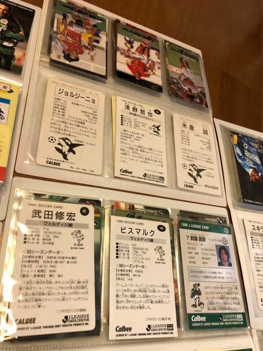 【更に値下げ】Ｊリーグチップスカード、カードホルダー