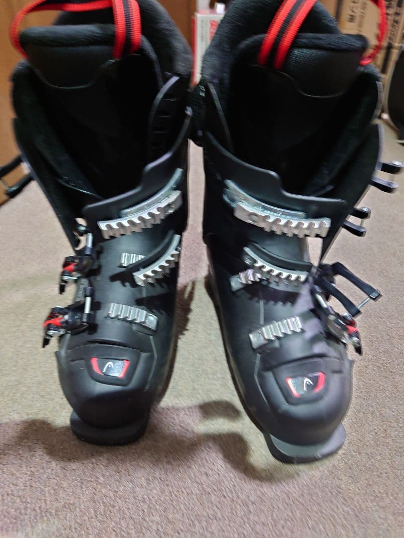 お譲りしますスキーアトミック165ヘッドブーツ250/255ストック110センチ