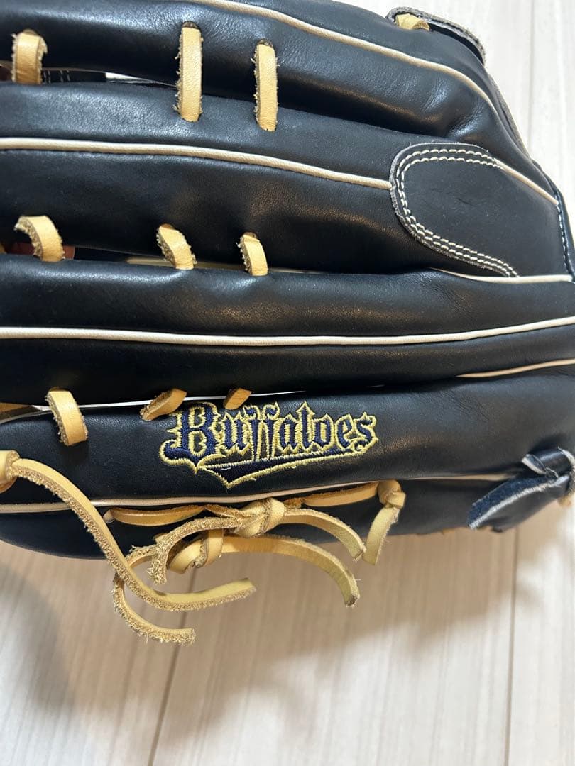 オリックス球団ロゴ入　プロ仕様　硬式グローブ