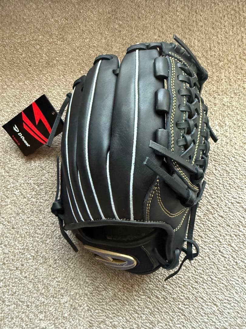D-グローブ FJ5-27B ブラック 左手用　少年用